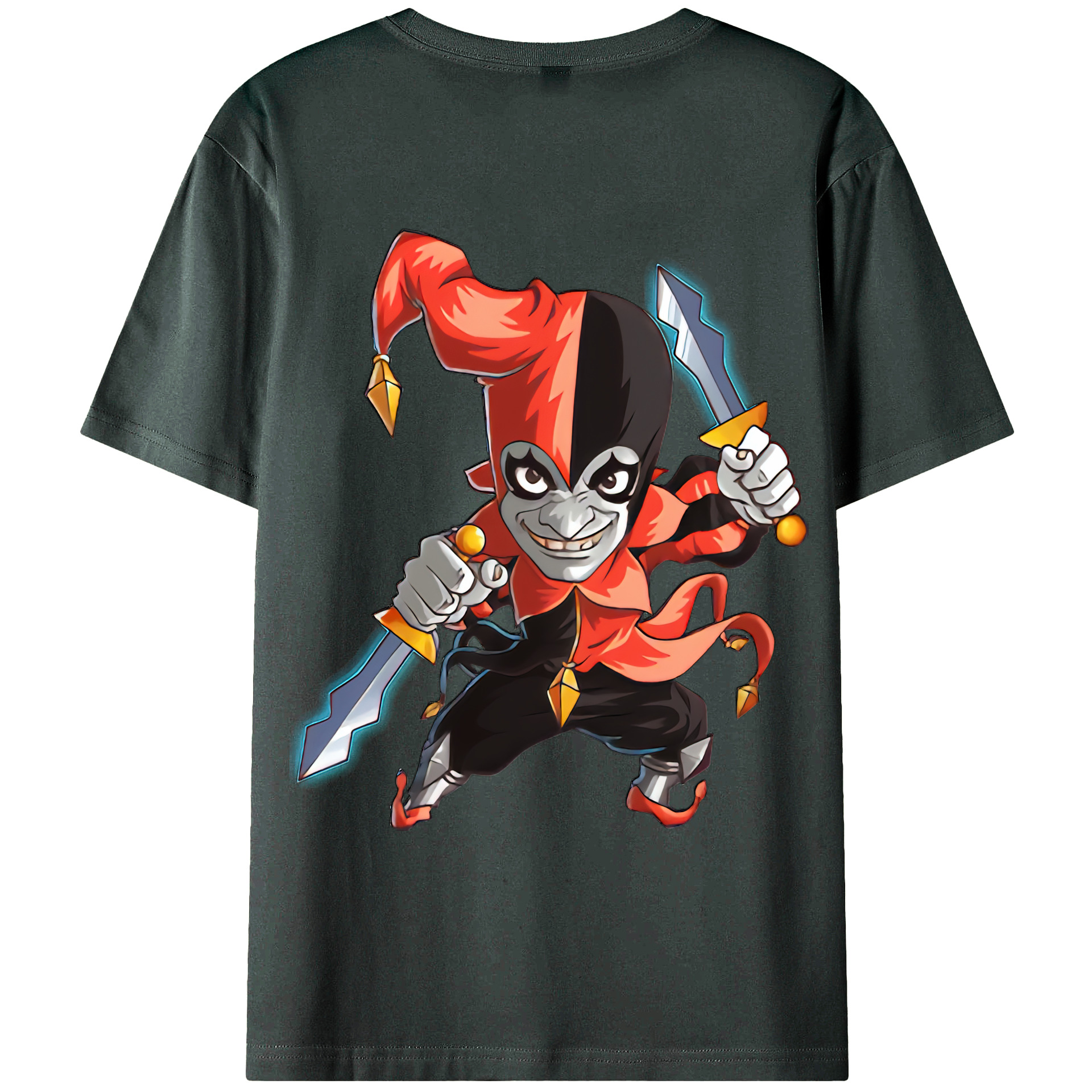 （画像用） リーグ・オブ・レジェンド League of Legends LOL 綿100％ メンズ半袖Tシャツ（バックプリント） 通気性